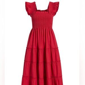 Hill House The Ellie Nap Dress Red Size Small